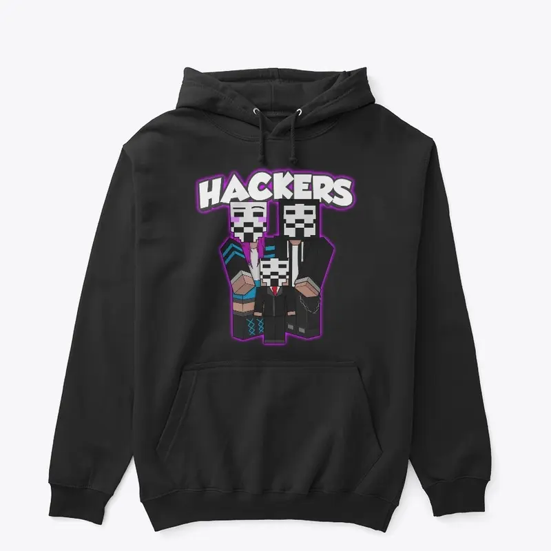 Hackers Hoodie Magenta Glow